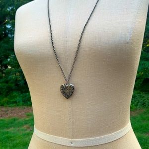Laser Cut-Out Heart-Shaped Locket